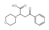 2-(4-morpholinyl)-4-oxo-4-phenylbutanoic acid Structure