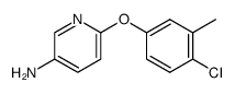 6-(3-methyl-4-chlorophenoxy)pyridin-3-amine结构式