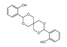 2-[3-(2-hydroxyphenyl)-2,4,8,10-tetraoxaspiro[5.5]undecan-9-yl]phenol结构式