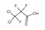 3,3-dichloro-2,2,3-trifluoro-propionic acid Structure