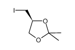 2,2-dimethyl-4(s)-4-iodomethyl-1,3-dioxalane structure