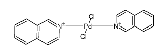 Dichlorobis(quinoline)palladium(II) Structure