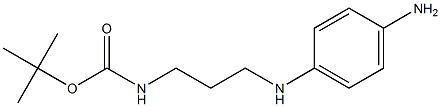 tert-butyl 3-(4-aMinophenylaMino)propylcarbaMate Structure