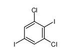 1,3-dichloro-2,5-diiodobenzene Structure