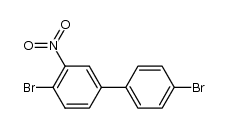 4,4'-dibromo-3-nitrobiphenyl结构式