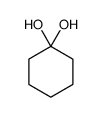 cyclohexane-1,1-diol Structure