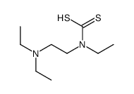 2-(diethylamino)ethyl-ethylcarbamodithioic acid Structure