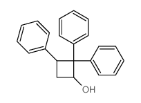 Cyclobutanol,2,2,3-triphenyl-结构式