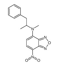 methyl-((S)-1-methyl-2-phenyl-ethyl)-(7-nitro-benzo[1,2,5]oxadiazol-4-yl)-amine Structure