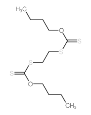 Carbonodithioic acid,S,S'-1,2-ethanediyl O,O'-dibutyl ester (9CI) structure