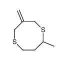 2-methyl-7-methylidene-1,5-dithiocane结构式