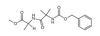 Z-Aib-Ala-OMe Structure