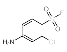 4-amino-2-chloro-benzenesulfonyl fluoride Structure