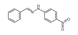 anti-benzaldehyde (4'-nitrophenyl)hydrazone结构式