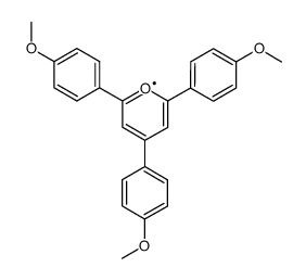 2,4,6-tris(p-methoxyphenyl)pyranyl radical Structure