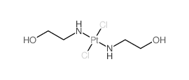 Platinum, bis[2-(amino-kN)ethanol]dichloro-, (SP-4-2)-结构式