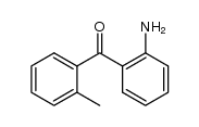 (2-aminophenyl)(o-tolyl)methanone结构式