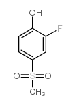 2-Fluoro-4-methylsulfonylphenol structure