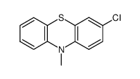 3-chloro-10-methyl-10H-phenothiazine结构式