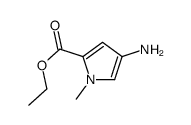 ethyl 4-amino-1-methylpyrrole-2-carboxylate Structure