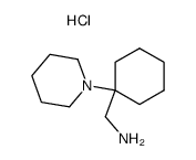 1-(1-aminomethyl-cyclohexyl)-piperidine, dihydrochloride结构式