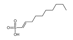 dec-1-ene-1-sulfonic acid Structure