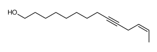 (E)-tetradec-12-en-9-ynol结构式