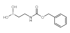 2-(苄氧羰基氨基)乙基硼酸结构式