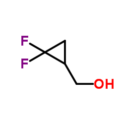 (2,2-Difluorocyclopropyl)methanol structure