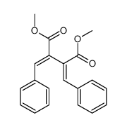 dimethyl 2,3-dibenzylidenebutanedioate Structure