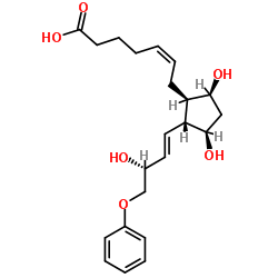 16-苯氧基四甲诺前列腺素F2α结构式