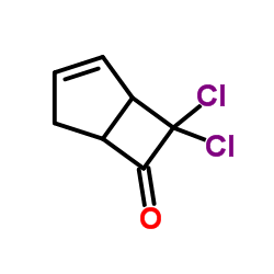 7,7-dichlorobicyclo(3.2.0)hept-2-en-6-one picture