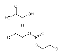 bis(2-chloroethoxy)-oxophosphanium,oxalic acid结构式