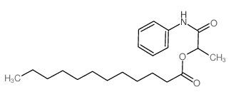 1-(phenylcarbamoyl)ethyl dodecanoate结构式