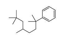 (1,1,4,6,6-Pentamethylheptyl)benzene结构式