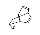 exo-Tricyclo[3.3.2.02,4]deca-6,9-dien Structure