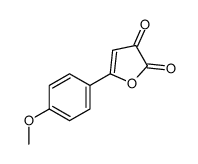 5-(4-methoxyphenyl)furan-2,3-dione Structure