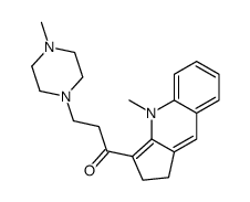 1-(4-methyl-1,2-dihydrocyclopenta[b]quinolin-3-yl)-3-(4-methylpiperazin-1-yl)propan-1-one Structure