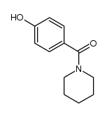 (4-hydroxyphenyl)(piperidin-1-yl)methanone Structure