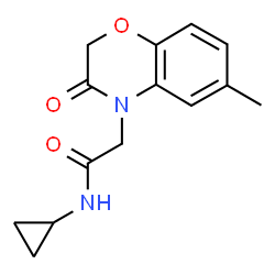 4H-1,4-Benzoxazine-4-acetamide,N-cyclopropyl-2,3-dihydro-6-methyl-3-oxo-(9CI) picture