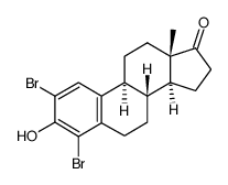 2,4-Dibromo Estrone Structure