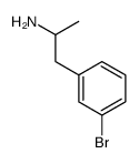 1-(3-bromophenyl)propan-2-amine structure