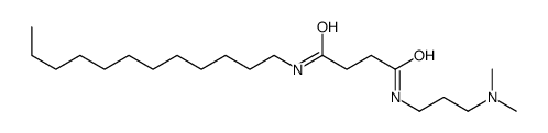 N'-[3-(dimethylamino)propyl]-N-dodecylbutanediamide结构式