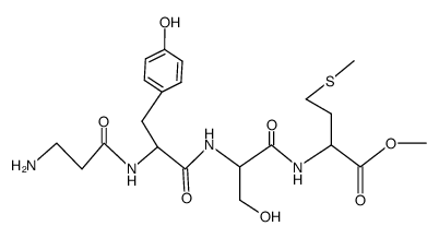 β-Ala-Tyr-Ser-Met-OMe结构式