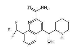 4-[hydroxy(piperidin-2-yl)methyl]-8-(trifluoromethyl)quinoline-2-carboxamide Structure