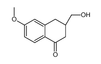 (3R)-3-(hydroxymethyl)-6-methoxy-3,4-dihydro-2H-naphthalen-1-one Structure