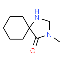 1,3-Diazaspiro[4.5]decan-4-one,3-methyl-(5CI) structure