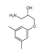 1-Amino-3-(3,5-dimethylphenoxy)-2-propanol structure