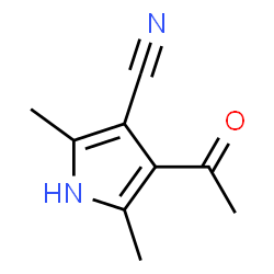 1H-Pyrrole-3-carbonitrile, 4-acetyl-2,5-dimethyl- (9CI) picture