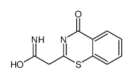 2-(4-oxo-1,3-benzothiazin-2-yl)acetamide结构式